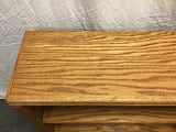 Vintage Oak Veneer 3-Tier Shelf