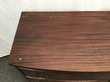 Vintage Mahogany Veneer 3-Drawer Chest of Drawers