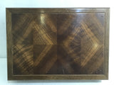 Vintage MCM Jay Import Co. Rosewood & Velvet Jewelry Box