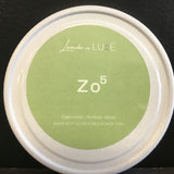 Lavender in Luxe 2oz "Taurus" (Zo5) Zodiac Candle in Clear Glass Jar