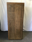 Vintage Medium-Stained Oak Veneer Wardrobe