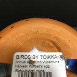 Limited Edition iitala Toikka Vuosimuna Harvest Puffball 2016 Annual Egg