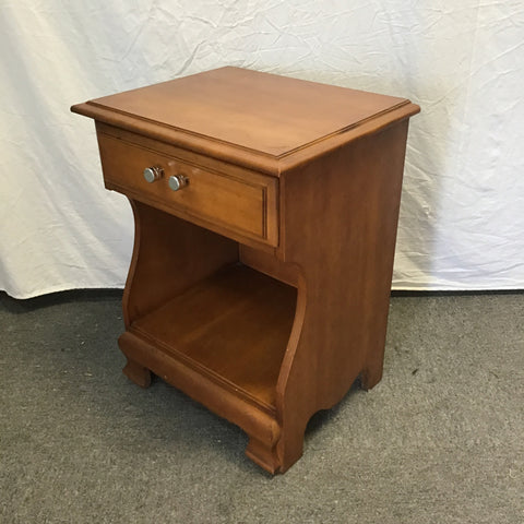 Vintage Ward Cherry Veneer 2-Tier Night Stand