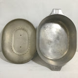 Vintage WagnerWare Cast Aluminum Roaster