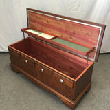 Vintage Lane Pine Veneer Cedar Chest