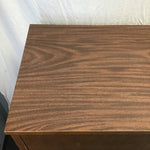 Vintage MCM Walnut Veneer 4-Drawer Chest of Drawers