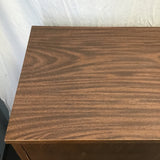 Vintage MCM Walnut Veneer 4-Drawer Chest of Drawers