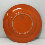 Set of 4 Fun Factory Orange 11" Dinner Plates