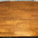 Modern Medium-Stained Solid Tropical Wood Dining Table