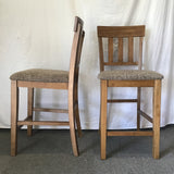 6pc Contemporary Craftsman Ashley Furn. "Ralene" Counter-Height Dining Set