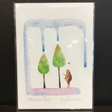 Cruz Illustrations "Otto Loves Trees" 5x7 Signed Art Print