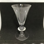 Vintage Signed Steuben 7.25" Crystal Trumpet Wine Glass