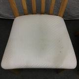 6pc Vintage Solid & Oak Veneer Dining Set