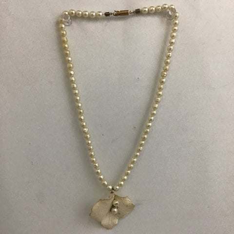 Vintage White Freshwater Pearl Necklace