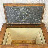 Vintage Polar Bear Refrigerator Co. Solid Oak Ice Chest