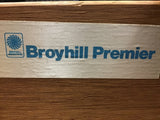 Vintage Broyhill Solid & Veneer Oak 9-Drawer Dresser
