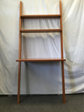 Contemporary Century House "Linden" Cherry 3-Tier Leaning Ladder Desk