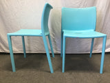 Contemporary MCM Magis Light Blue Resin Air Chair by Jasper Morrison