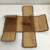 Vintage 12pc Brown Lucite Vanity Set