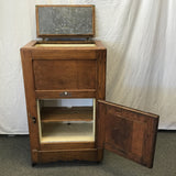 Vintage Polar Bear Refrigerator Co. Solid Oak Ice Chest