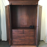 Vintage Durham Solid Cherry 4-Drawer Wardrobe