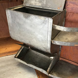 Vintage Solid Oak Hoosier Cabinet w/ Draw Leaf Tin Counter