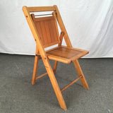 Vintage Craftsman Solid Maple & Pine Folding Chair