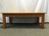 Vintage Craftsman Solid & Veneer Oak Coffee Table