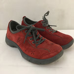 Dansko Red Leather "Elise" Sneakers