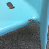 Contemporary MCM Magis Light Blue Painted Resin Air Chair by Jasper Morrison