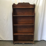 Vintage Solid Oak 5-Tier Shelf