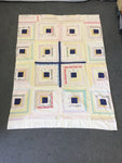 Off-White & Pink Multicolour Full Quilt