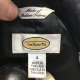 Talbots Black & White Single-Breasted Jacket