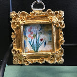 Lambs Wing Gold-Framed Art Print Keychain