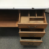 Vintage Coppes Bros & Zook Solid Maple & White Enamel Hoosier