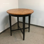 5pc Modern Thomasville Brown Suede & Oak Pub Set