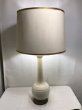 Vintage MC White Ceramic Table Lamp