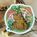 Rachel Feirman Holographic Toad & Toadstool Sticker