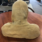 Molded Plaster Hooded Figure Statue