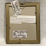 Eltimar Design "Dreamer" Horse in Stable Mixed Media 3D-Artwork