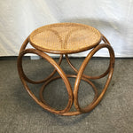 Vintage Square Bentwood & Cane End Table