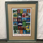 Framed "Ithaca Alphabet" Poster