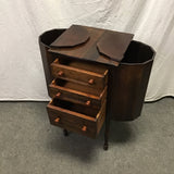 Vintage Solid Cherry 3-Drawer Martha Washington Sewing Cabinet