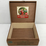 Vintage El Prodcuto Queens Cigar Box