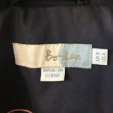 Boden Blue Waxed Cotton Moto Jacket