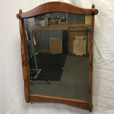 Vintage Medium-Stained Cherry Mirror
