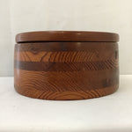Vintage Turned Solid Pine Bowl