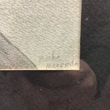 Framed Signed Original Pencil Figure Art