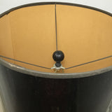 Modern Glossy Black Table Lamp