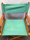 Solid Maple & Green Canvas Director's Chair